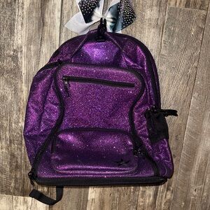 Sparkling Amethyst Rebel Athletics Cheer Backpack